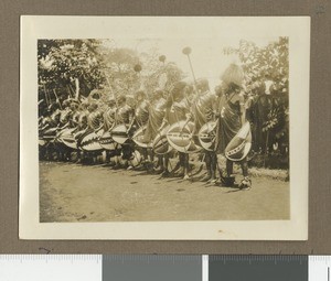 Tribal police, Embu, Kenya, ca.1927
