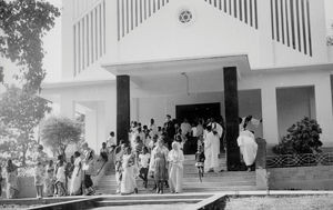 West Bengal, Nordindien. Fra indvielsen af den nye Narainpur Kirke, 1971