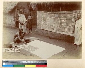 Making print cloth, Ghana, ca.1885-1895