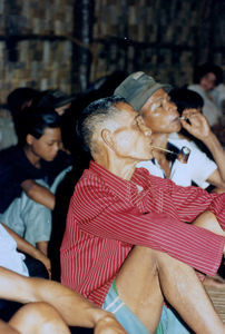 Stammefolk i landsby, Ratanakiri, 2001