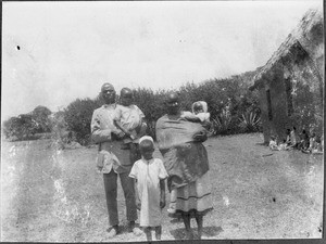 The Christian Paulos with his family, Arusha, Tanzania, 1922