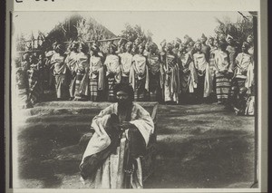 King Njoya and his daughters at the Sowing Festival