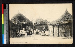 Meeting of clergy and villagers, Senegal, ca.1920-1940