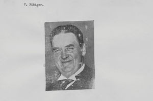 Minister V. Fibiger. Country Board member, Vice-President in 1946