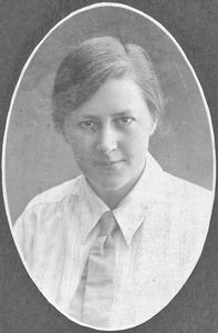 Missionary Marie Jensen Wacher. Language studies in Madras and Cuddalore 1921-1923. Cuddalore 1