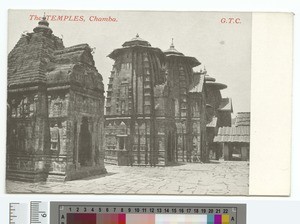 Temples, Chamba, India, ca.1910