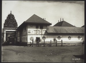 D. 1442. Exterior south-west view of the Krishna Temple Udipi, S. Kanara