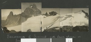 Panorama of Mount Kenya summit, Kenya, ca.1930
