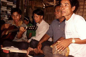 Church Service in Preah Sdack, Cambodja