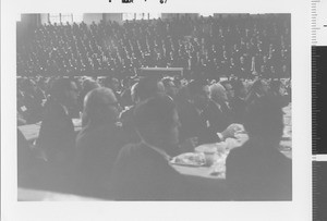 Large group at a meal