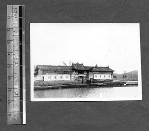 Kao family ancestor temple near West China Union University, Chengdu, Sichuan, China, ca.1941