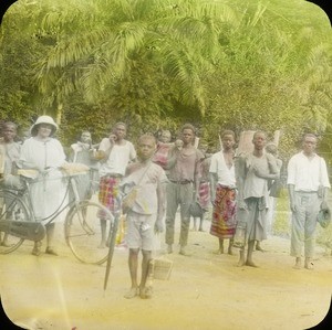 A.G.V on safari, Congo, ca. 1925-1935