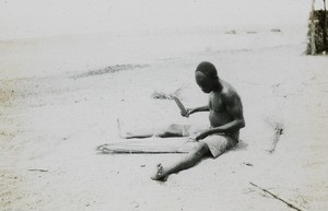 Man Making Mats, Malawi, ca. 1914-1918