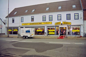 The Foreign Mission Recycling, Horsens. A former sports shop became vacant, and we got a rental