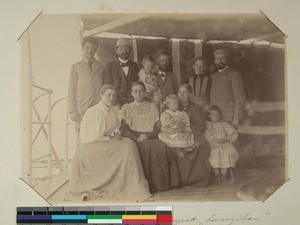 Missionaries on board the steamship "Zanzibar", 1896-07