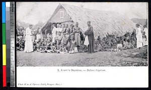 Awaiting baptism, India, ca.1920-1940