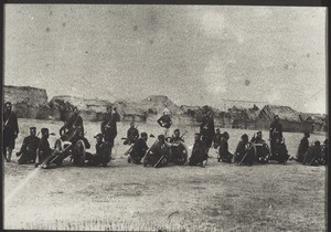 African artillerymen in Accra (Hausa)