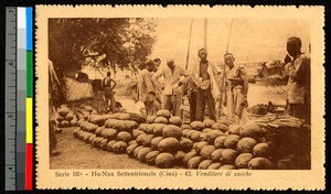 Squash vendor, China, ca.1920-1940