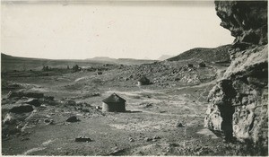 A mountain landscape around Morija