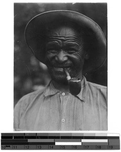 An elderly man from Silo, South Africa East