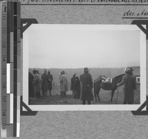 Farewell of the out-of-towners, Baziya, South Africa East, 1933