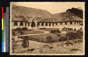 Brick mission housing, Congo, ca.1920-1940