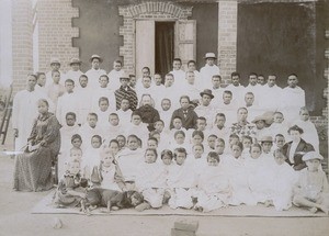 Malagasy Christians and missionaries in Ambatomanga, Madagascar