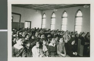 Hyo Chang Park Church of Christ on a Sunday Morning, Seoul, South Korea, ca.1950-1960