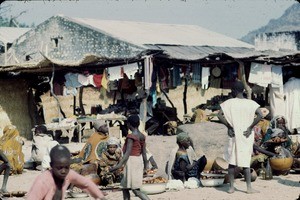 At the market, Bankim