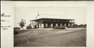 "Courthouse in Accra photographed May 1890"