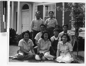 Shibuya family members, Los Angeles, California, July 1942