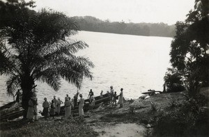 Lake in Metora, near Ngomo, in Gabon