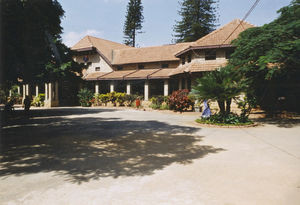 Præsteskolen UTC i Bangalore, Sydindien. Hovedbygningen. November 1994