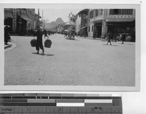 Street scene in Guilin, China, 1935