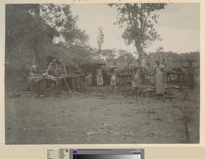 Brick making, Blantyre, Malawi, ca.1911