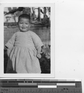 A young girl at Bantian, China, 1938