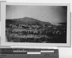 A view of the city of Wuzhou, China, 1921