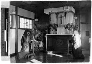 Convent altar, Heijo, Korea, ca. 1939