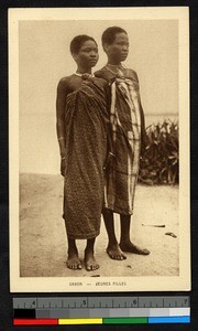 Two young women, Gabon, ca.1920-1940