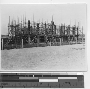 Construction of the convent at Jiangmen, China, 1930