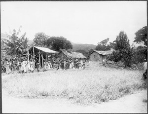 Schoolchildren during break, Gonja, Tanzania, ca. 1911-1914