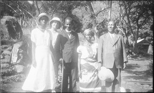 Visit of Salomo Mallet, a native pastor, to a family