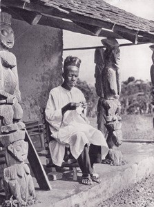 Bamum craftsman, in Cameroon