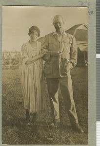 Archibald and Margaret Irvine, Chogoria, Kenya, ca.1924