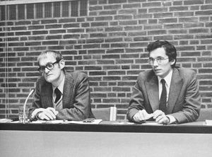 Representatives 1978 From left Theodor Jorgensen and C.C. Jessen