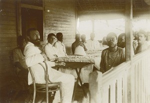 Missionary meeting in Gabon