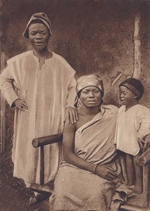 Christian family of Foumban, in Cameroon