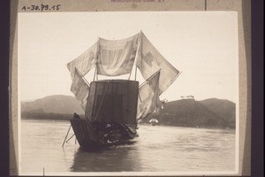 Sailing boat on the Moi River