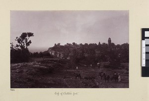 Top of Chittaurgarh Fort, Chittaurgarh, India, ca.1890
