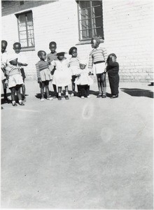 Group of African children in a "location"